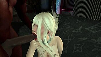 Second life black man fucks latina in nightclub 😏