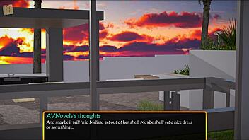 In My New Family 315, Redhead's Small Tits Get Erotic