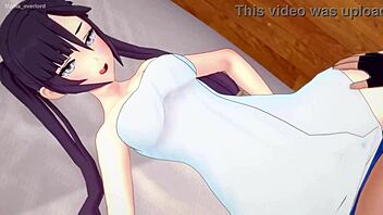 Mona Drops Towel For Uncensored Hentai Fuck