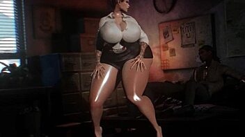 Working In The Office With Interracial Characters