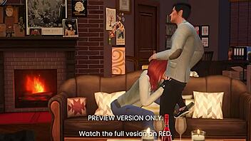 How I fucked your godmother in this naughty 3D hentai sex scene!