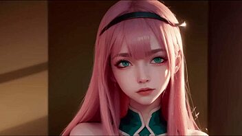 AI-generated ZeroTwo character crafted in anime style for your wildest fantasies.
