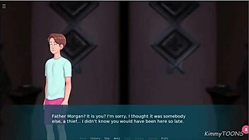 priest anan bangs nun hard in church confession box scene