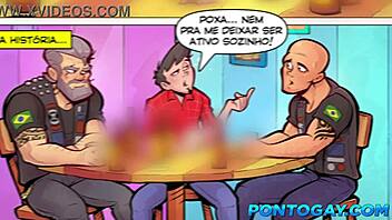 Старый папочка трахает молодого 18+ гея на дороге Br69