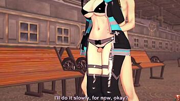 Smokin cosplayer in 3d takes control and unleashes hot stream in pov missionary