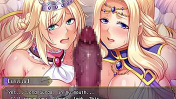 queen eng sub, creampie with wife in hardcore milf game