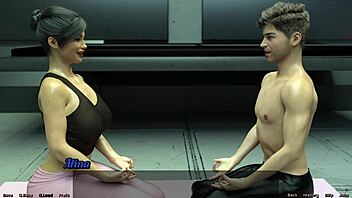 stranded in space 92 - hot yoga with busty brunette milf