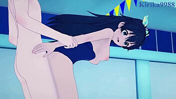 Takane Shijou And Hibiki Ganaha In Intense Scene From The Idolm@ster Sp Hentai