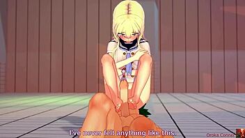 fucking petite blonde at the pool in koikatsu hentai 😍