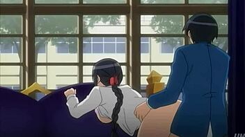 Schoolgirl flaunts her panties for her crush in class