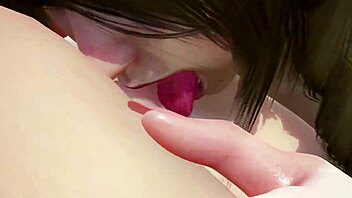 mature milf sharing a meal with young asian in 3d porn