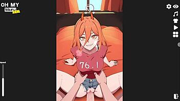 cute power gets missionary creampie pov