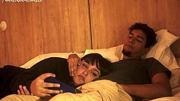 My stepsister lets me put my dick in her mouth and almost our parents catch us!