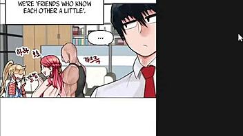 A cartoon series of a slutty woman who is blackmailed - Ep1