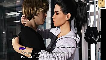 I got intwined with this hot brunett in the gym, fuckin her hard