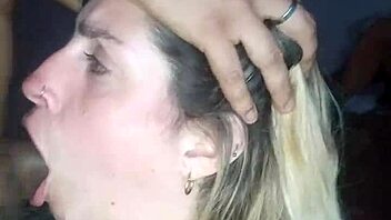 Damn, She Squirts Hard Like a Bitch! I Cumshot Right in Her Eyes!