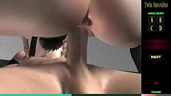 In this episode, kurusu the first twin succubus gets creampied by a monster cock