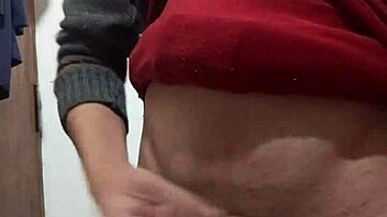 Jerking off with clothes on