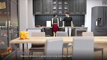 university problems with a brunette teacher