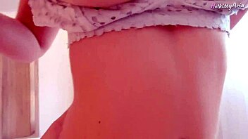 Busty slut rides for morning creampie 😈