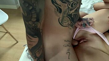 Horny teen 18+ girl squirts multiple times from huge cock