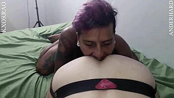 fucking my hairy ass hard with ander