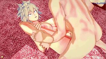 Mitsuki Bakugo And Izuku Midoriya Engage In Intense Hentai Sex