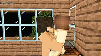 Minecraft animation of crush inviting over