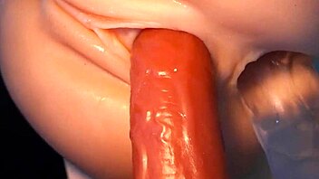 Real Doll Takes Insertion in Both Tight Holes