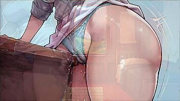 Step mom caught squirting on my desk