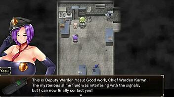 karryn's rough threesome in prison