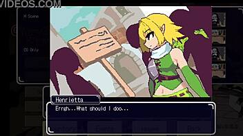 Elf girl takes two cocks rough in this anime hentai 😈