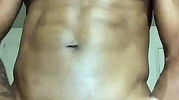 ebony guy talks shit while beating his big black cock