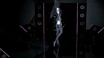 Cute Asian Slut Cheats in Lingerie with Big Cock