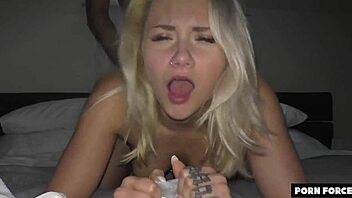 Big titty teen 18+ craves creampie to cure his depression, rough doggystyle action