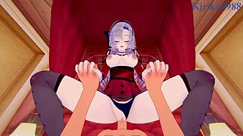 Hyakumantenbara salome unleashes bold intense creampie in nijisanji vtuber hentai