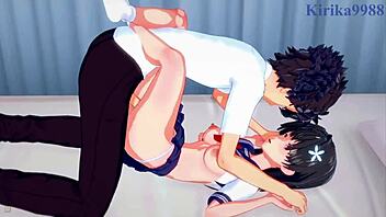 Ruiko Saten And Misaki Shokuhou Fuck Toma Kamijo Hard!