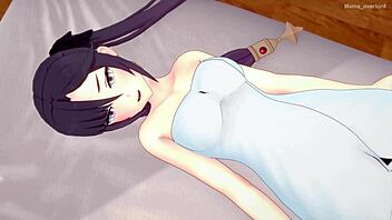 Mona Drops Towel For Uncensored Hentai Fuck