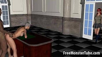 Can James Bond Handle Two 3D Cartoon Babes?