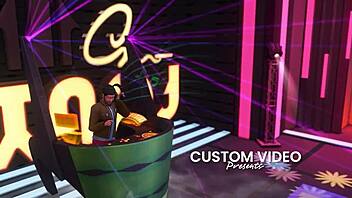 WOW! Tipsy Stars Lock Lips in 3D Hentai Preview!