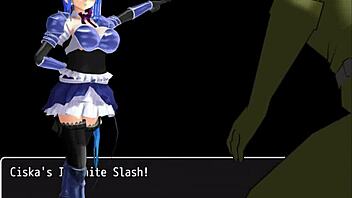 Ciska in action in this animated porn video