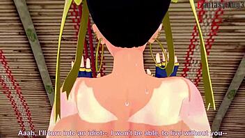 Chun-Li From Street Fighter Gets Fucked Hard In Fortnite By FantasyKing3 With Ahegao Expressions