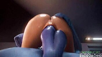 Compilation of Overwatch anime porn featuring Juno and Brigitte