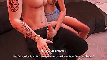 WOW! Tipsy Stars Lock Lips in 3D Hentai Preview!