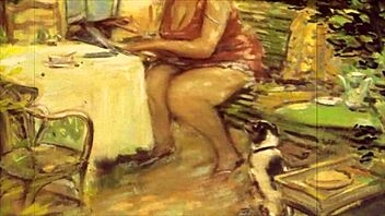 Vintage Erotic Illustration with Retro Charm