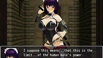 Heroine in a Hentai game - Girl B Hero Scenes Part 1 Shisen 1