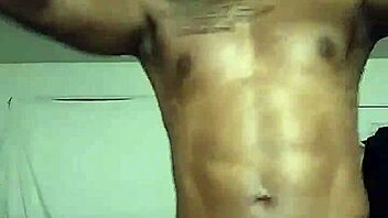 ebony guy talks shit while beating his big black cock