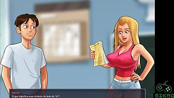 Cheerleader gets help from teacher in French class