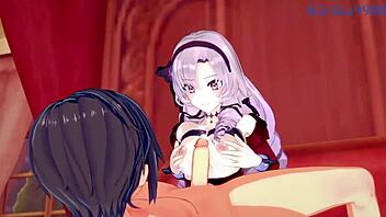 Hyakumantenbara salome unleashes bold intense creampie in nijisanji vtuber hentai