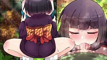 i can't believe this hentai game scene with mizuha from lolibabas of mayohiga